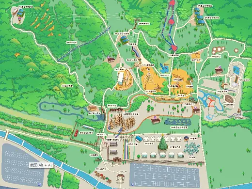 井陉景区手绘地图在紧急疏散与救援中的重要作用 ？